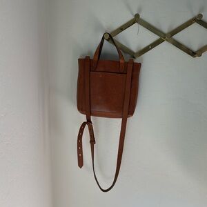 Madewell small leather tote